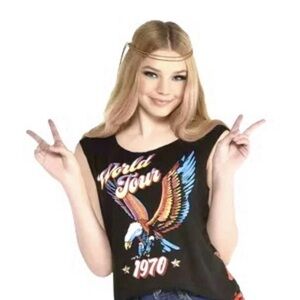 Black Eagle Graphic 'World Tour 1970's Sleeveless Tank Top